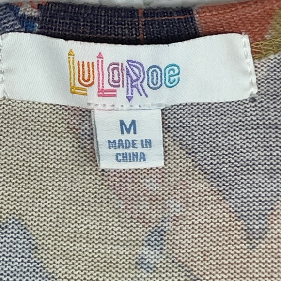 Women’s Medium Multi-Color LuLaRoe Sarah Duster Cardigan - Picture 11 of 15
